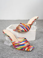 2026 summer square toe stiletto sandals