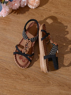 Summer Women's Fashionable Beach Beaded Sandals
